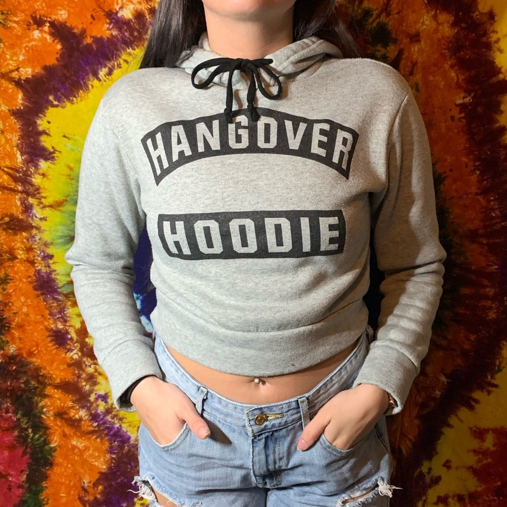 Hangover Hoodie Cropped